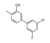 5-(3-chloro-5-fluorophenyl)-2-methylphenol结构式