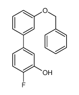 2-fluoro-5-(3-phenylmethoxyphenyl)phenol Structure