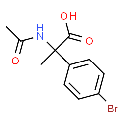 N-ACETYL-2-(4-BROMOPHENYL)-BETA-DL-ALANINE结构式