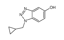 1-(cyclopropylmethyl)-1H-benzotriazol-5-oI结构式