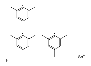 fluoro-tris(2,4,6-trimethylphenyl)stannane结构式