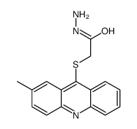 2-(2-methylacridin-9-yl)sulfanylacetohydrazide结构式