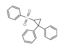 Benzene,1,1'-[(phenylsulfonyl)cyclopropylidene]bis- (9CI) Structure