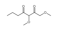 1,3-dimethoxyheptane-2,4-dione Structure