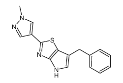 6-benzyl-2-(1-methyl-1H-pyrazol-4-yl)-4H-pyrrolo[2,3-d][1,3]thiazole Structure