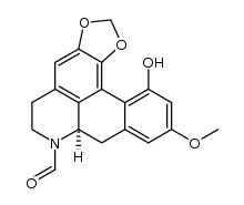 (-)-N-Formyl calycinine Structure