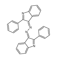 bis-(2-phenyl-indol-3-ylidene)-hydrazine结构式