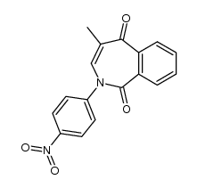 4-methyl-2-(4-nitrophenyl)-2H-2-benzazepine-1,5-dione Structure