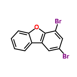 2,4-dibromo-dibenzofuran结构式