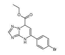 ethyl 5-(4-bromophenyl)-4,7-dihydro-[1,2,4]triazolo[1,5-a]pyrimidine-7-carboxylate Structure