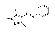 phenyl-(1,3,5-trimethylpyrazol-4-yl)diazene Structure