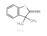 3,3-dimethylbenzothiophen-2-imine结构式