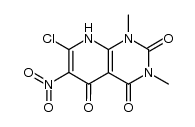 1,3-dimethyl-2,4,5-trioxo-6-nitro-7-chloro-1,2,3,4,5,8-hexahydropyrido[2,3-d]pyrimidine Structure