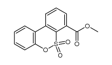 methyl dibenzo[c,e][1,2]oxathiine-7-carboxylate 6,6-dioxide Structure