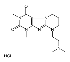 9-[2-(dimethylamino)ethyl]-1,3-dimethyl-7,8-dihydro-6H-purino[7,8-a]pyrimidine-2,4-dione,hydrochloride结构式