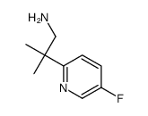 2-(5-fluoropyridin-2-yl)-2-methylpropan-1-amine Structure