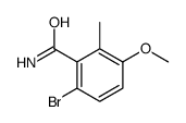 6-Bromo-3-methoxy-2-methylbenzamide结构式