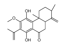 (2S,4aS,10aS)-5,8-dihydroxy-6-methoxy-2,4a-dimethyl-1-methylidene-7-prop-1-en-2-yl-3,4,10,10a-tetrahydro-2H-phenanthren-9-one Structure