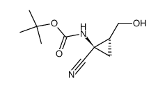 Carbamic acid, [1-cyano-2-(hydroxymethyl)cyclopropyl]-, 1,1-dimethylethyl picture
