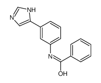 N-[3-(1H-imidazol-5-yl)phenyl]benzamide结构式