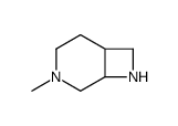 (1S,6R)-3-Methyl-3,8-diazabicyclo[4.2.0]octane结构式