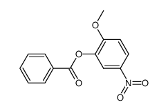 2-benzoyloxy-1-methoxy-4-nitro-benzene Structure