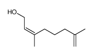 (2Z)-3,7-dimethyl-2,7-octadien-1-ol Structure