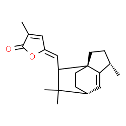 5-[(Z)-((1S)-1,2,3,4,5,6-Hexahydro-1,5,5-trimethyl-3aα,6α-ethano-3aH-inden-4-yl)methylene]-3-methylfuran-2(5H)-one picture