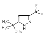 5-(叔丁基)-3-(三氟甲基)-1H-吡唑结构式