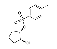 cis-2-hydroxycyclopentyl 4-toluenesulfonate Structure