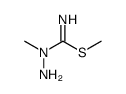 methyl N-amino-N-methylcarbamimidothioate结构式