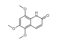 5,6,8-trimethoxy-2(1H)-quinolinone结构式