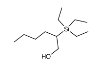 2-(triethylsilyl)hexan-1-ol结构式