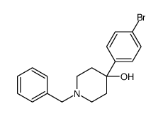 1-benzyl-4-(4-bromophenyl)piperidin-4-ol Structure