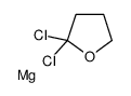 2,2-dichlorooxolane,magnesium Structure