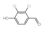 2,3-Dichloro-4-hydroxybenzaldehyde structure