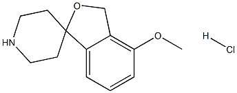 4-Methoxy-3H-spiro[2-benzofuran-1,4'-piperidine] hydrochloride结构式