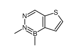 1,2-Dimethyl-1,2-dihydrothieno[3,2-d][1,2,3]diazaborine结构式