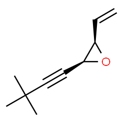 Oxirane, 2-(3,3-dimethyl-1-butynyl)-3-ethenyl-, cis- (9CI)结构式