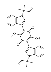 asterriquinone monomethyl ether Structure