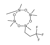 2,2,4,4,6,6,8-heptamethyl-8-(3,3,3-trifluoropropyl)-1,3,5,7,2,4,6,8-tetraoxatetrasilocane Structure