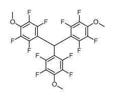 1-[bis(2,3,5,6-tetrafluoro-4-methoxyphenyl)methyl]-2,3,5,6-tetrafluoro-4-methoxybenzene Structure
