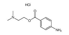 Dimethylprocaine hydrochloride Structure