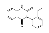 3-(2-ETHYLPHENYL)-2-MERCAPTOQUINAZOLIN-4(3H)-ONE Structure