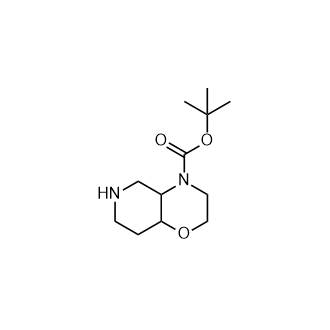 tert-Butyl octahydro-4H-pyrido[4,3-b][1,4]oxazine-4-carboxylate Structure