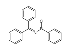 Chlorophenyl[(diphenylmethylene)amino]borane Structure