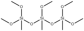 1,3,5-trimethylpentamethoxytrisiloxane Structure