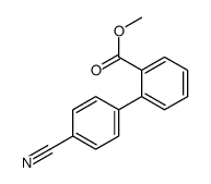 methyl 2-(4-cyanophenyl)benzoate结构式