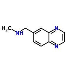 N-Methyl-1-(6-quinoxalinyl)methanamine Structure
