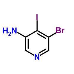 5-Bromo-4-iodopyridin-3-amine structure